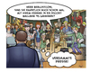 Cartoon: Die Presse 02 (small) by Die Presse tagged pressekonferenz