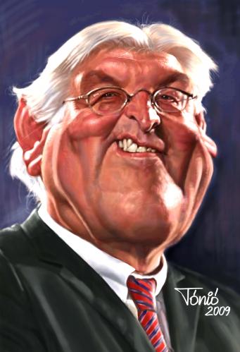 Cartoon: Frank-Walter  Steinmeier (medium) by Tonio tagged caricature,portrait,politician,karikatur,frank walter  steinmeier,portrait,karikatur,politiker,deutschland,frank,walter,steinmeier