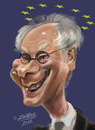 Cartoon: Herman Van Rompuy (small) by zsoldos tagged famous,people