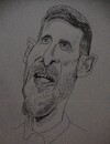 Cartoon: Novak Djokovic (small) by Shareni tagged novak,djokovic,famous,tennis,player,serbian,serb,world