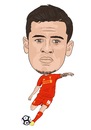 Cartoon: Coutinho Liverpool (small) by Vandersart tagged liverpool,cartoons,caricatures