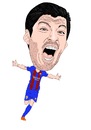 Cartoon: Suarez Barcelona (small) by Vandersart tagged barcelona,cartoons,caricatures