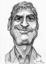 Cartoon: George Clooney (small) by Vera Gafton tagged caricature,pencil,portrait