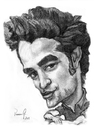 Cartoon: Robert Pattinson (small) by Vera Gafton tagged caricature,portrait,pencil,drawing