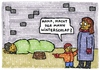 Cartoon: winterschlaf (small) by meikel neid tagged winterschlaf,winter,armut,obdachlos,straße,kind,mutter,frage