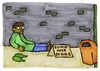 Cartoon: zu mir oder zu dir (small) by meikel neid tagged armut,obdachlos,zynismus