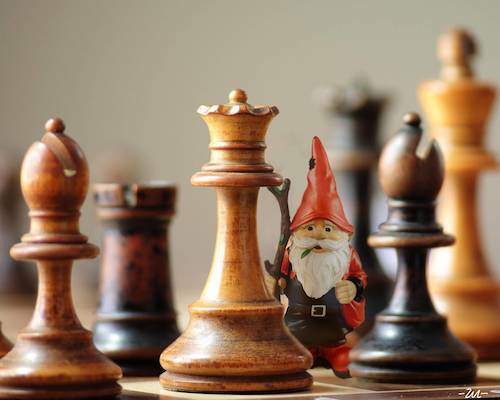 Cartoon: Chess-gnome (medium) by zu tagged chess,gnome