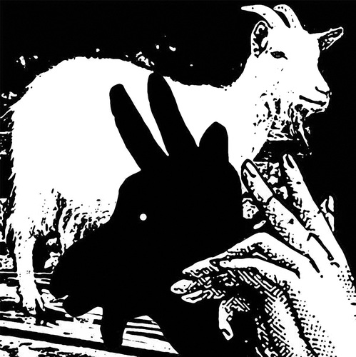 Cartoon: goat (medium) by zu tagged goat,shadow