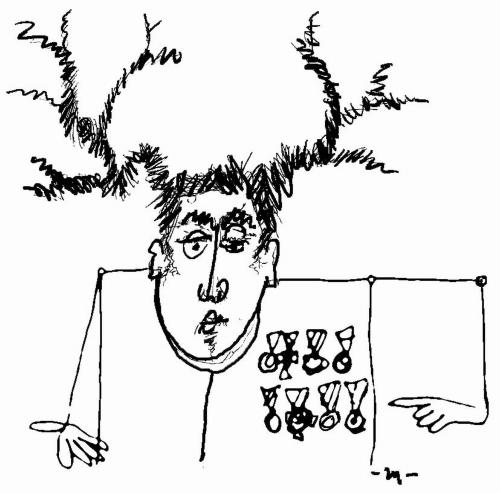 Cartoon: horns (medium) by zu tagged horn,honours