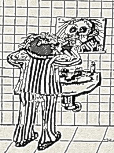 Cartoon: razor (medium) by zu tagged razor,skull