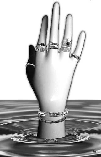 Cartoon: Rings (medium) by zu tagged rings,water,hand,jewelry