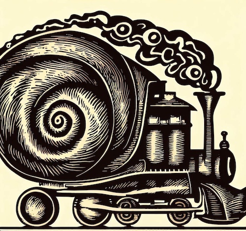Cartoon: Snail train (medium) by zu tagged snail,train