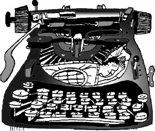 Cartoon: writer (medium) by zu tagged writer