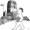 Cartoon: Battering ram (small) by zu tagged battering,ram,combat