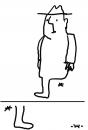 Cartoon: foot-note (small) by zu tagged foot note