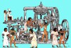 Cartoon: Machine (small) by zu tagged ancient,machine,egypt