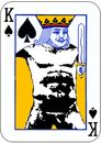 Cartoon: Naked King (small) by zu tagged naked,king,card