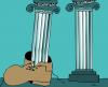 Cartoon: pillar (small) by zu tagged pillar,leg