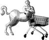 Cartoon: Shoptaur (small) by zu tagged shop,shopper,kentaur