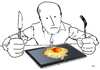 Cartoon: Virtual (small) by zu tagged computer,tablet,virtual,egg
