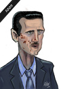 Cartoon: Bashar al-Assad (small) by islamashour tagged bashar al assad syria gaza