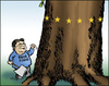 Cartoon: Election in Finland (small) by jeander tagged finland election timo soini
