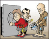 Cartoon: More money (small) by jeander tagged euro,greece,papandreou,sarkosy,merkel,crises,eu,money