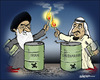 Cartoon: Playing with fire (small) by jeander tagged iran,saudiarabia,conlict,khamenei
