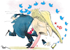 Cartoon: Twitterman (small) by Popa tagged trump us twitter donald