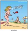 Cartoon: höflich (small) by pentrick tagged sommerurlaub summer holidays beach strand sex gesundheit flirt gerd bökesch cartoon tank comics tankcomics