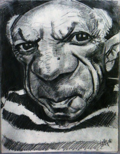 Cartoon: PICASSO (medium) by GOYET tagged picasso