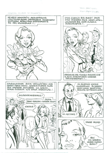 Cartoon: Marilyn Monroe2 (medium) by devrimdemiral tagged marilyn,monroe2