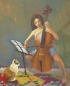Cartoon: cello ve kedi (small) by devrimdemiral tagged devrim,demiral