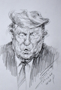 Cartoon: Old and Crazy Trump (small) by ylli haruni tagged donald,trump,pervert,usa