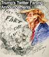 Cartoon: Trump-s Farting Announcements (small) by yllifinearts tagged trump,donald,election,presidential