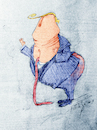 Cartoon: Trump (small) by ylli haruni tagged trump,donald,moron,president,idiot,pussygrabber,pervert