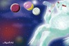 Cartoon: Entstehung der Planeten (small) by neufred tagged schöpfung,gott,universum,planeten,seifenblasen
