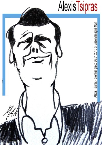 Cartoon: Alexis  Tsipras (medium) by Enzo Maneglia Man tagged man,maneglia,fighillearte,tsipras,greco,premier,caricature