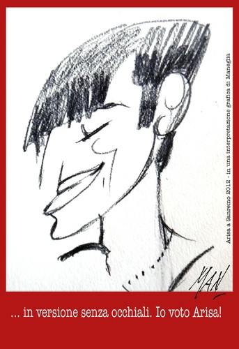Cartoon: Arisa (medium) by Enzo Maneglia Man tagged pippa,arisa,caricatura,cantante