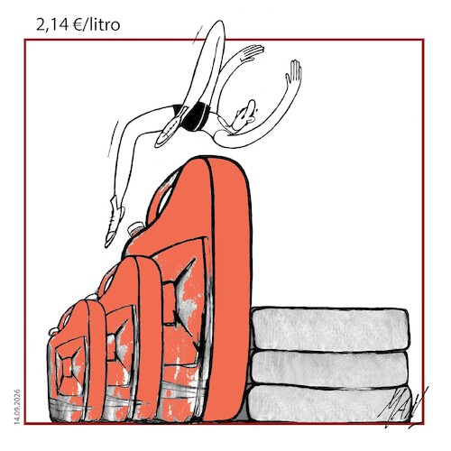 Cartoon: Asticelle (medium) by Enzo Maneglia Man tagged vignette,umorismo,grafico,spilli,fighillearte,piccolomuseo,di,fighille,ita