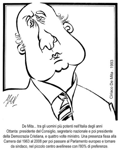 Cartoon: Ciriaco De mita (medium) by Enzo Maneglia Man tagged maneglia,politici,personaggi,mita,de,ciriaco,caricatura,man