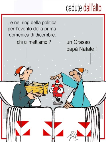 Cartoon: competizioni elettorali (medium) by Enzo Maneglia Man tagged vignette,umorismo,grafico,maneglia,man,fighillearte