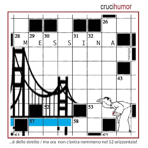 Cartoon: crucihumor (medium) by Enzo Maneglia Man tagged vignette,umorismo,grafico,spilli,fighillearte,piccolomuseo,di,fighille,ita