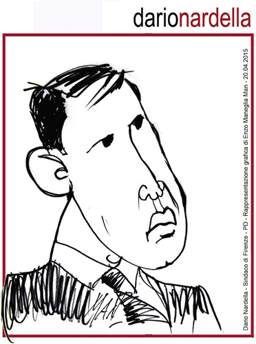 Cartoon: Dario Nardella (medium) by Enzo Maneglia Man tagged fighillearte,man,maneglia,enzo,di,caricatura,sindaco,nardella,dario
