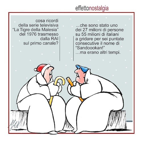 Cartoon: effetto nostalgia (medium) by Enzo Maneglia Man tagged vignette,umorismo,grafico,spilli,fighillearte,piccolomuseodi,fighille,ita
