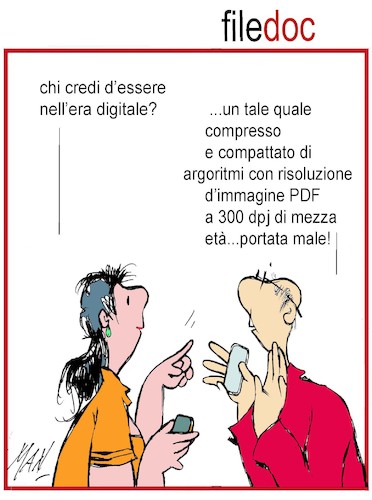Cartoon: file doc (medium) by Enzo Maneglia Man tagged vignetta,umorismo,cassonettari,maneglia,fighillearte,invecchiamebto,digitale
