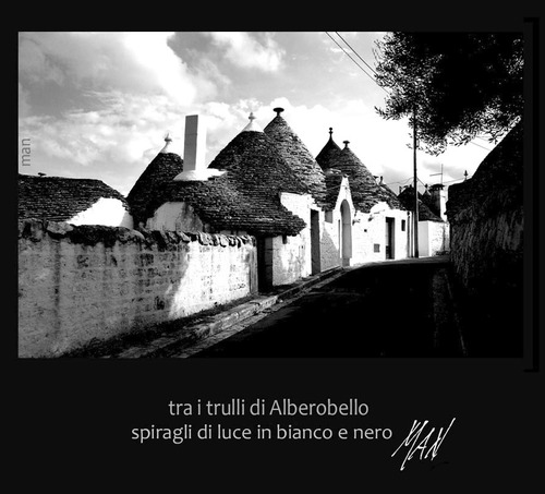 Cartoon: i trulli di Alberobello (medium) by Enzo Maneglia Man tagged trulli,alberobello,foto,bianconero,man,maneglia