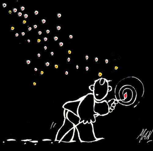 Cartoon: LE VACANZE DELLA MENTE (medium) by Enzo Maneglia Man tagged racconti,storie,ricordi,franco,ruinetti,enzo,maneglia,man,fighillearte,piccolomuseo