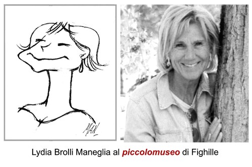 Cartoon: Lidia Brolli Maneglia (medium) by Enzo Maneglia Man tagged man,caricatura,pittrice,maneglia,brolli,lidia