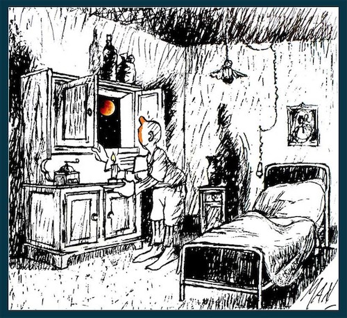 Cartoon: luna rossa (medium) by Enzo Maneglia Man tagged vignetta,umorismo,grafico,lunarossa,grafica,di,enzo,maneglia,man,29,luglio,2018